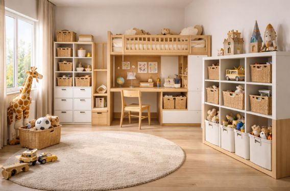 兒童房玩具收納設計推薦：提升自主整理力的空間策略